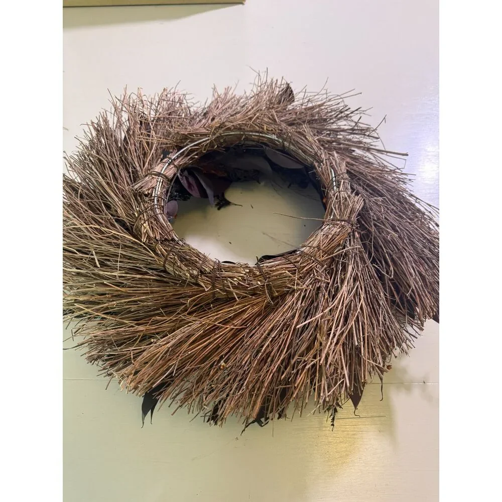Pottery Barn Dried Hallows Eve Wreath